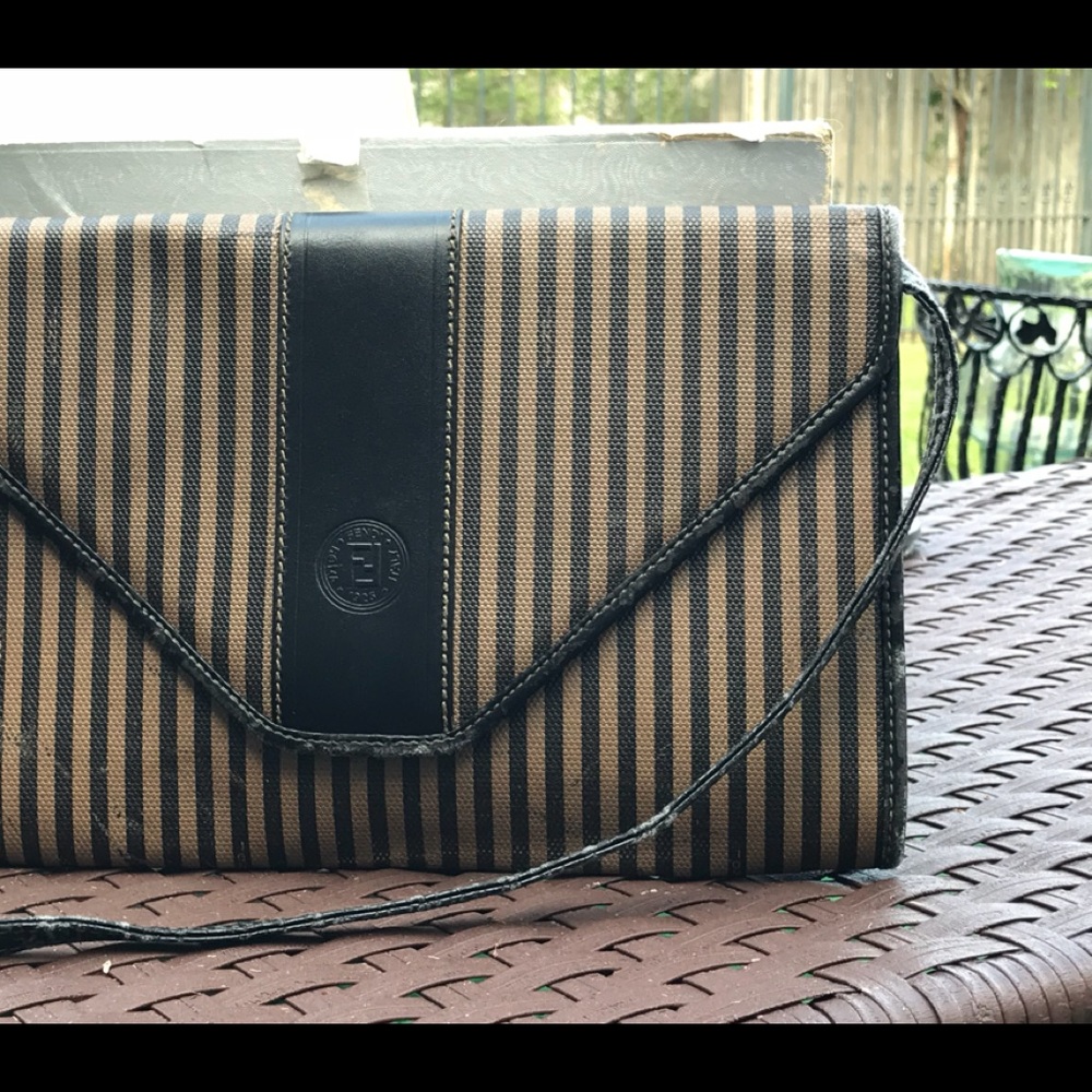 Authentic VINTAGE  FENDI CLUTCH